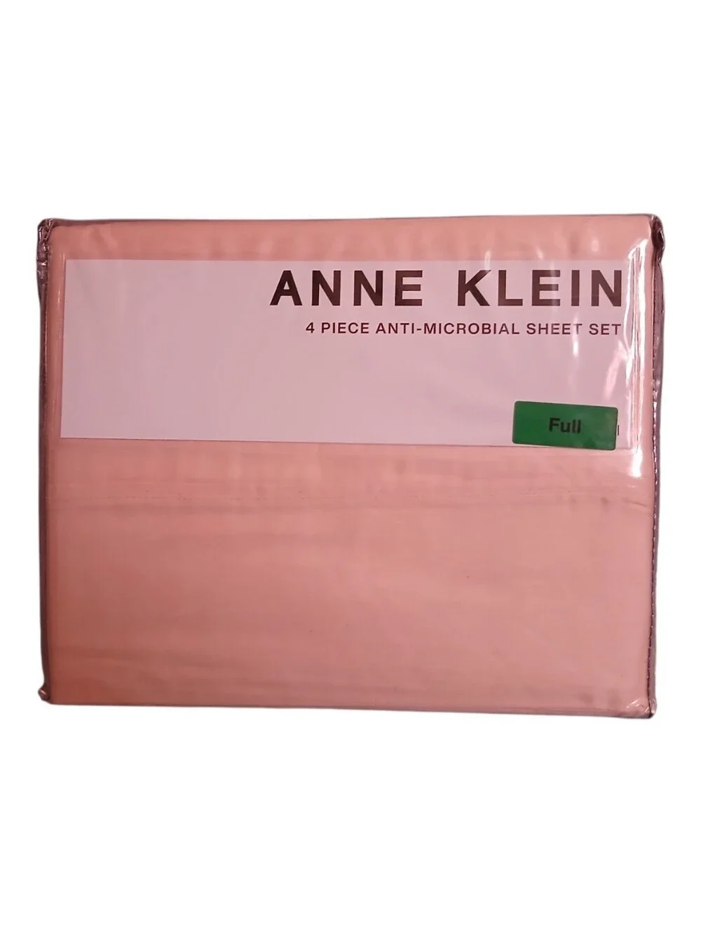 Anne Klein 100% cotton full/double sheet set Blush
